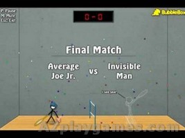 Stick Figure Badminton game