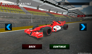 3D Formula Racing game