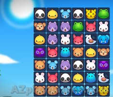 Animals Connect 3 game