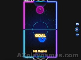 Glow Hockey HD game