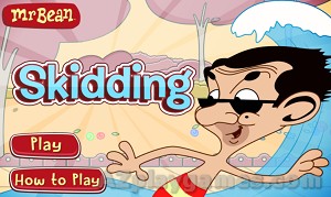 Skidding With Mr. Bean game