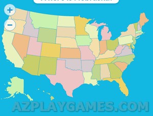 Play Geography 50 States game