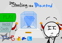 Stealing the Diamond game